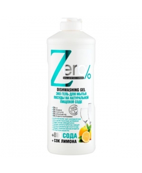 ZERO - Ekologiczny Żel do mycia naczyń - soda oczyszczana, cytryna